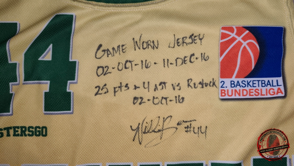 Will Barnes Player Inscription Confirming Game-Worn Use
